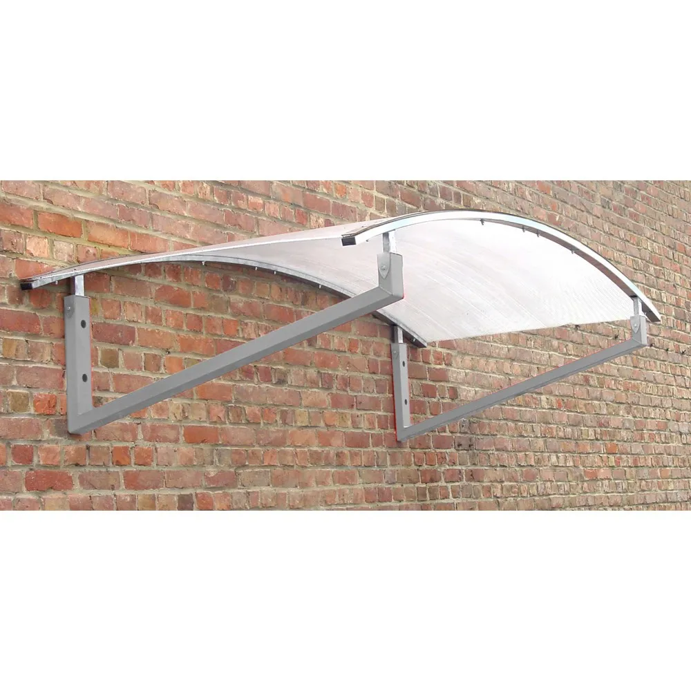 MOTTEZ Vordach für Raucherunterstand