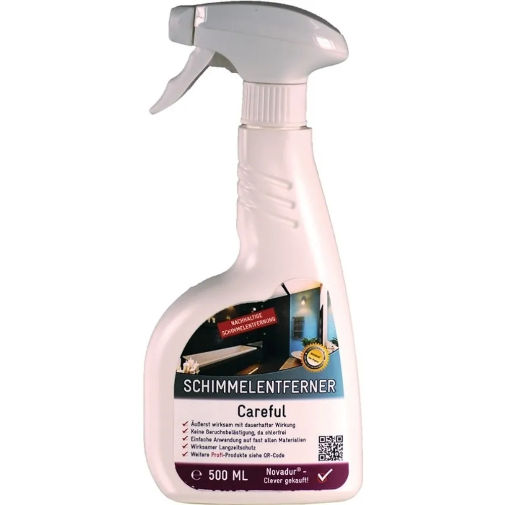 NOVADUR Schimmelvernichter Careful, 500 ml, chlorfrei, Sprühflasche