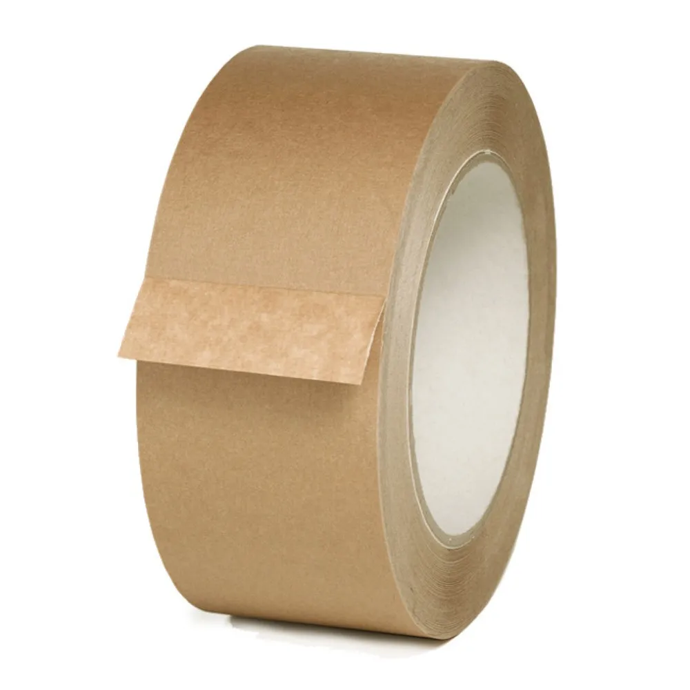 Papierselbstklebeband, BxL 75 mm x 50 lfm, braun, 24 Stk/VE