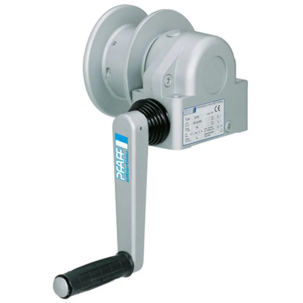 Pfaff Alu-Kompaktseilwinde SW-KAL-1120-7-10, mit Trommelfreilauf, Tragkraft 600 - 1.120 kg