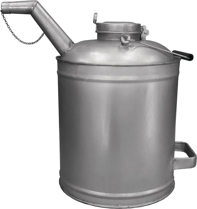 Ölvorratskanne VKV 10000, Metall, verzinkt 10,0 l Samoa Hallbauer