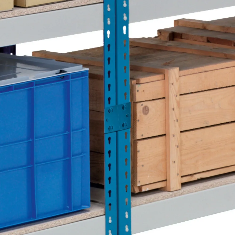 Regalverbinder für SCHULTE Weitspannregal, blau