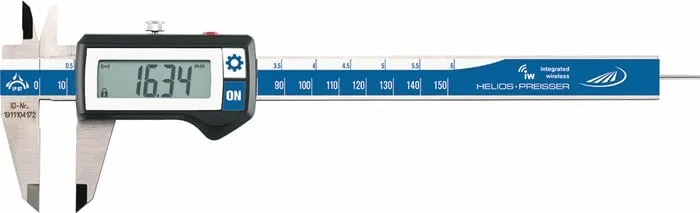 Messschieber DIN 862 DIGI-MET IP67 200mm dig.Funk eck.H.PREISSER