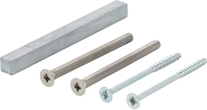 Bef-set.Sertos® GG-WC 60-65mm M5x75+4,0x70 4-KT.o.+8x100mm HOPPE