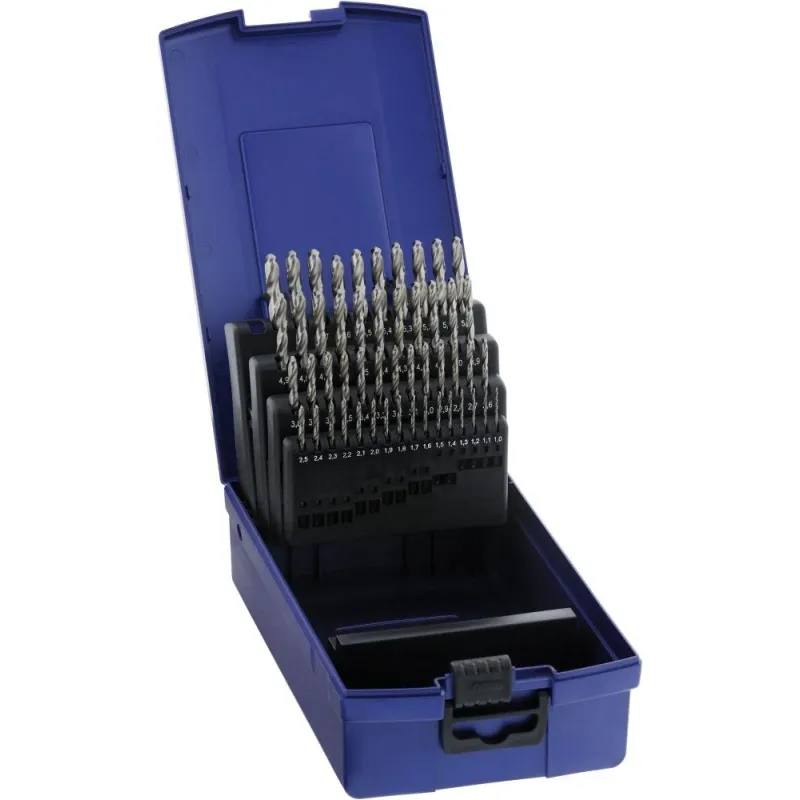 Spiralbohrer-Satz mit zyl. Schaft DIN 338 N blank FORUM 41-teilig (6-10 mm)