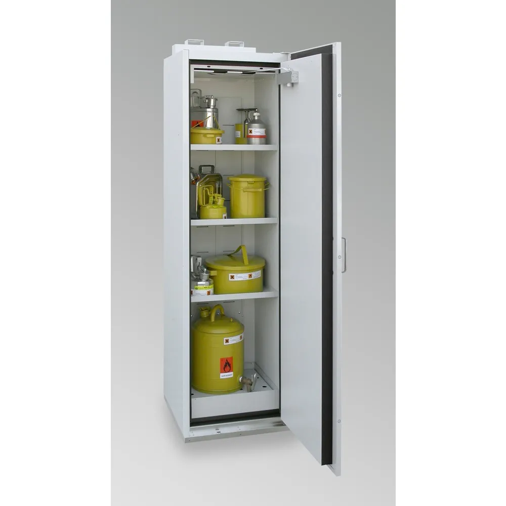 storeLAB Brandschutzschrank SiS Typ 90 / 600, HxBxT 1935 x 595 x 598 mm, RAL 7035 lichtgrau, RAL 7035 lichtgrau