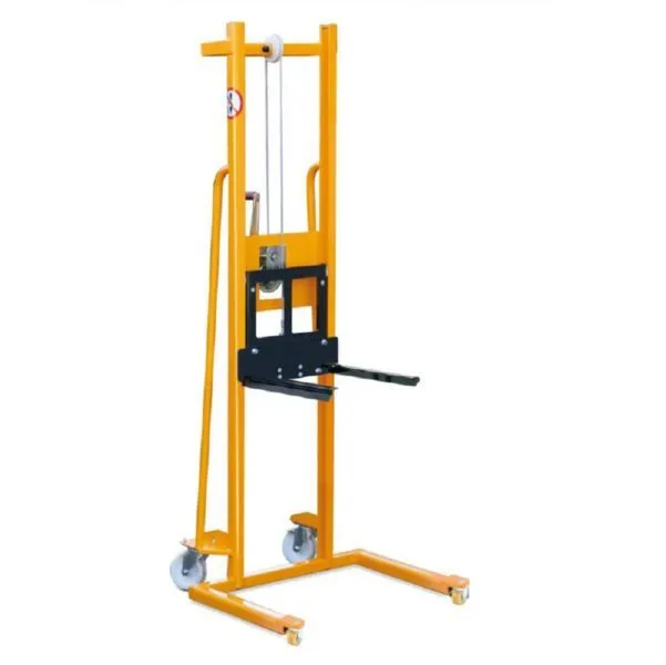 Taurolifter Materiallifter mit Gabelaufnahme und PA Rollen Traglast 100 kg