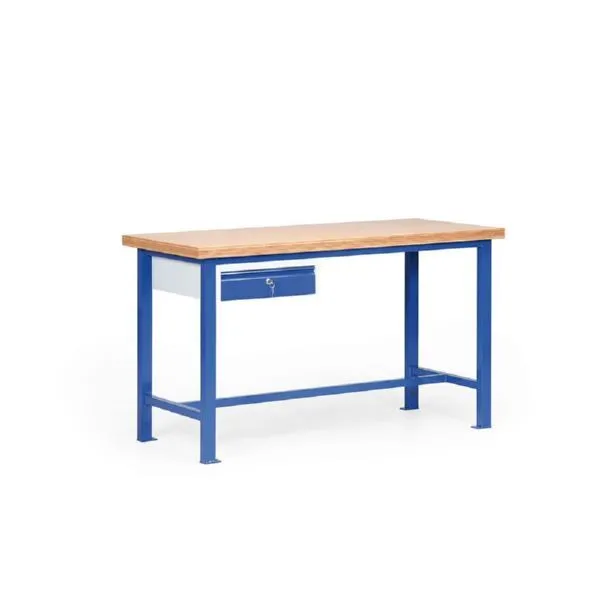 Taurotec Standard Werkbank mit 1 Schublade Multiplexholz 1500 x 700 mm