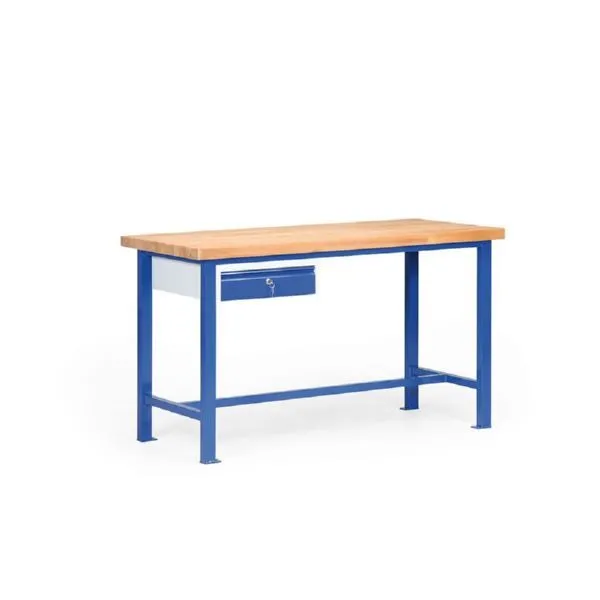 Taurotec Standard Werkbank mit Schublade Tischplatte 40 mm 1500 x 700 mm