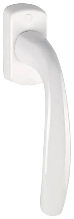 Fenstergriff NY 0810/U10 Alu.F9016/verkehrsweiß 35mm Stand.HOPPE