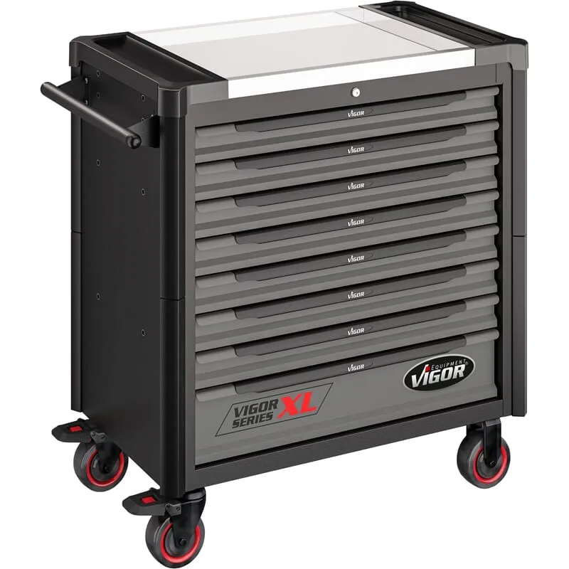 Vigor V4481-X Werkstattwagen Edelstahl-Ausführung