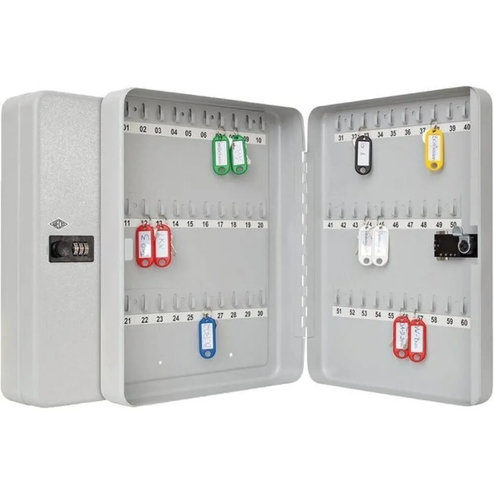 WEDO® Schlüsselschrank 10246037 288x94x370mm 60Schlüssel lichtgrau