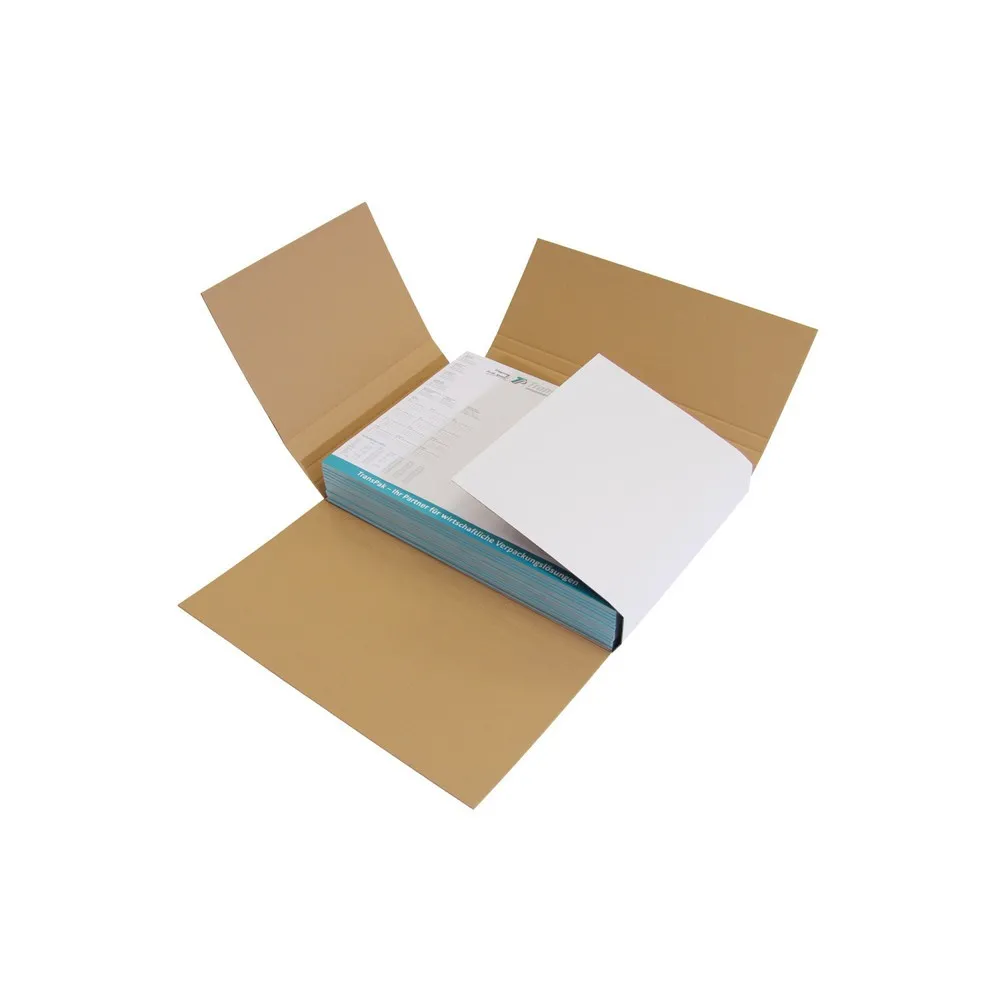 Wellpapp-Kreuzverpackung, 425 x 600 x 10-120 mm ( L x B x H ), weiß, DIN A2