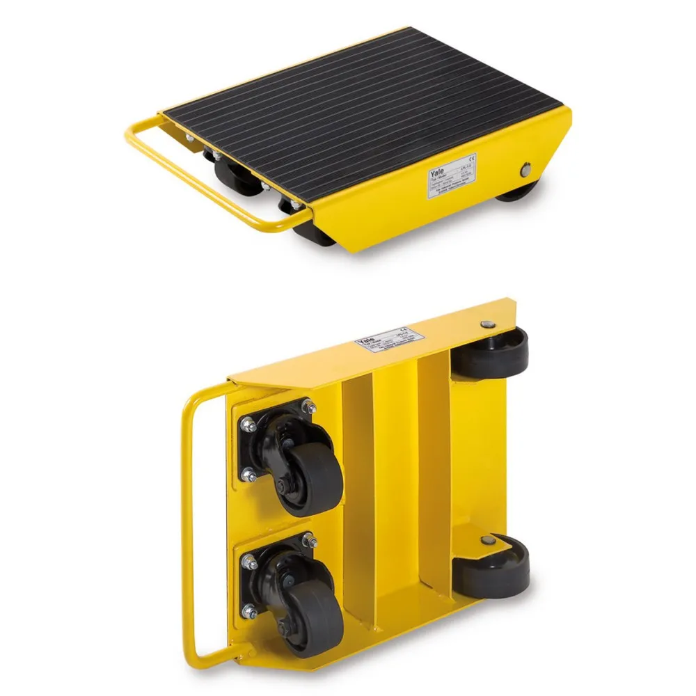 Yale® Transportroller LFL-1-2, Tragkraft 1.000 kg, mit 2 Lenkrollen