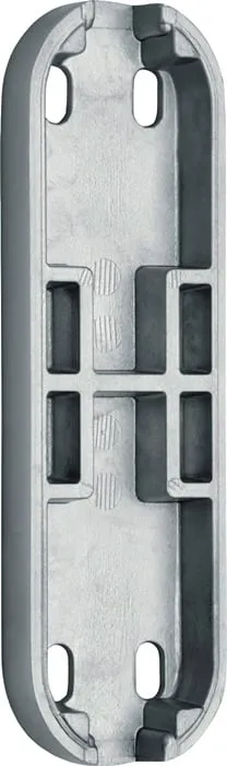 Untersatz zu Türtreibr.Vario f.aufliegende Stangen silber elox.DENI