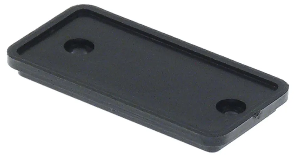 Horeca-Select Abdeckung Breite 27mm GGC1078 schwarz Höhe 6mm