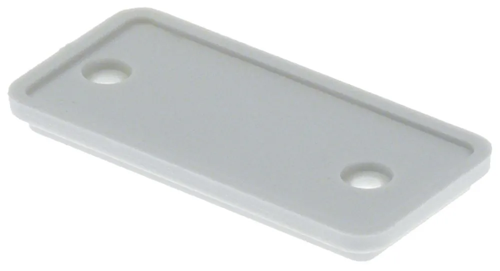 Horeca-Select Abdeckung Breite 27mm GGC1078 weiß Höhe 6mm