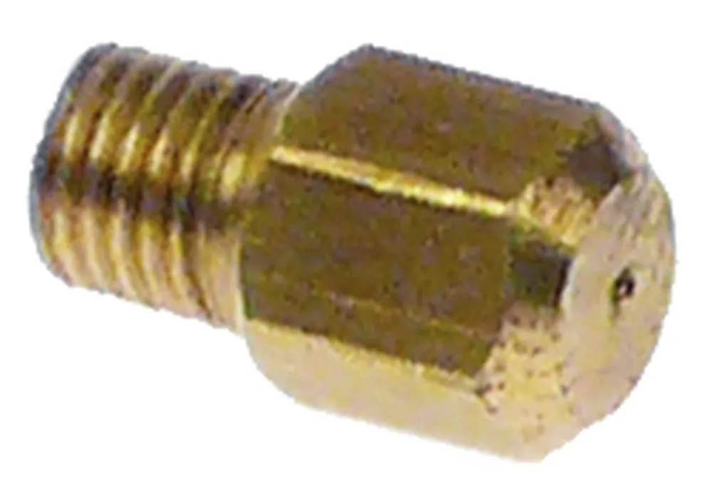 Zündbrennerdüse Bohrung 0,40mm Erdgas M4x0,5 Messing