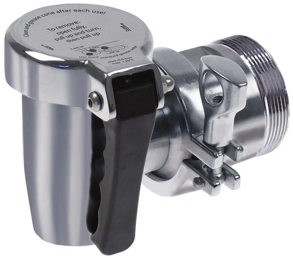 Zanussi Entleerhahn für Kochkessel Anschluss AG M68x3mm 112mm 50mm