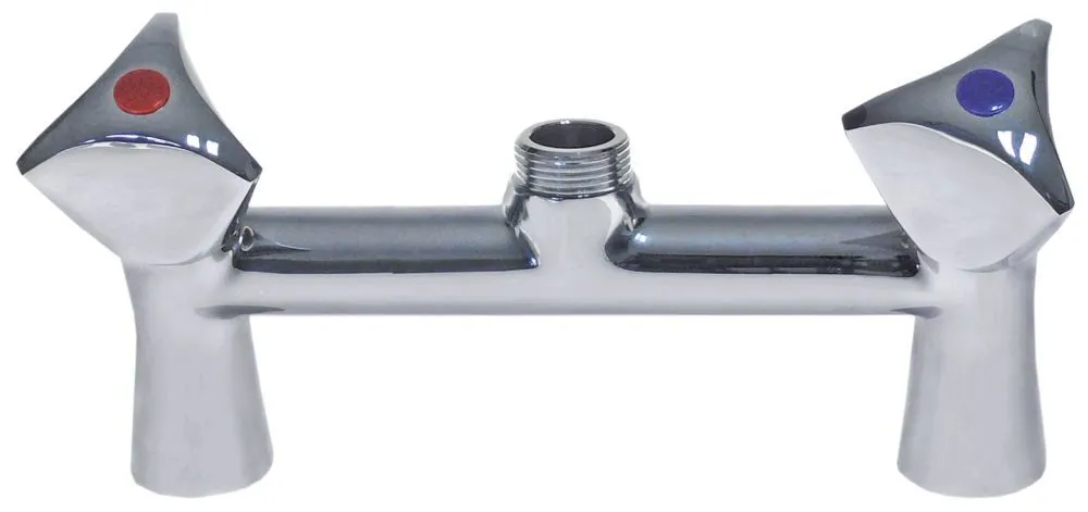 Zweilochmischbatterie ohne Auslauf Lochabstand 180mm