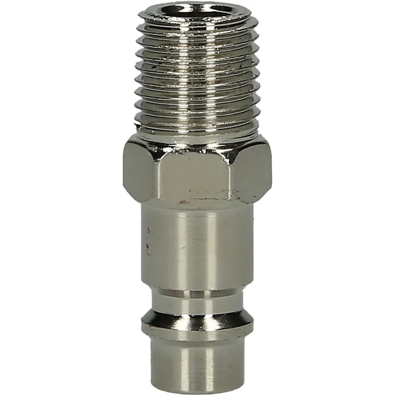 KS-Tools 999.9086 Metall-Stecknippel, 1/4"AG, Euro