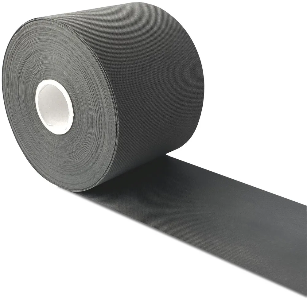 HEMMDAL PP Textilvlies Sichtschutzstreifen, anthrazit - 0,19 x 100 m - Premium - inkl. 80 Clipsen